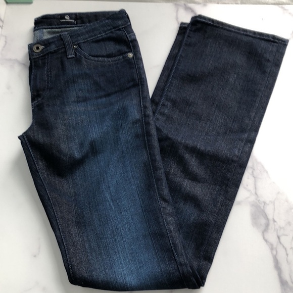 Adriano Goldschmied AG The Ballad Slim Boot Dark Wash Jeans Size 27R /NWOT - Picture 15 of 16